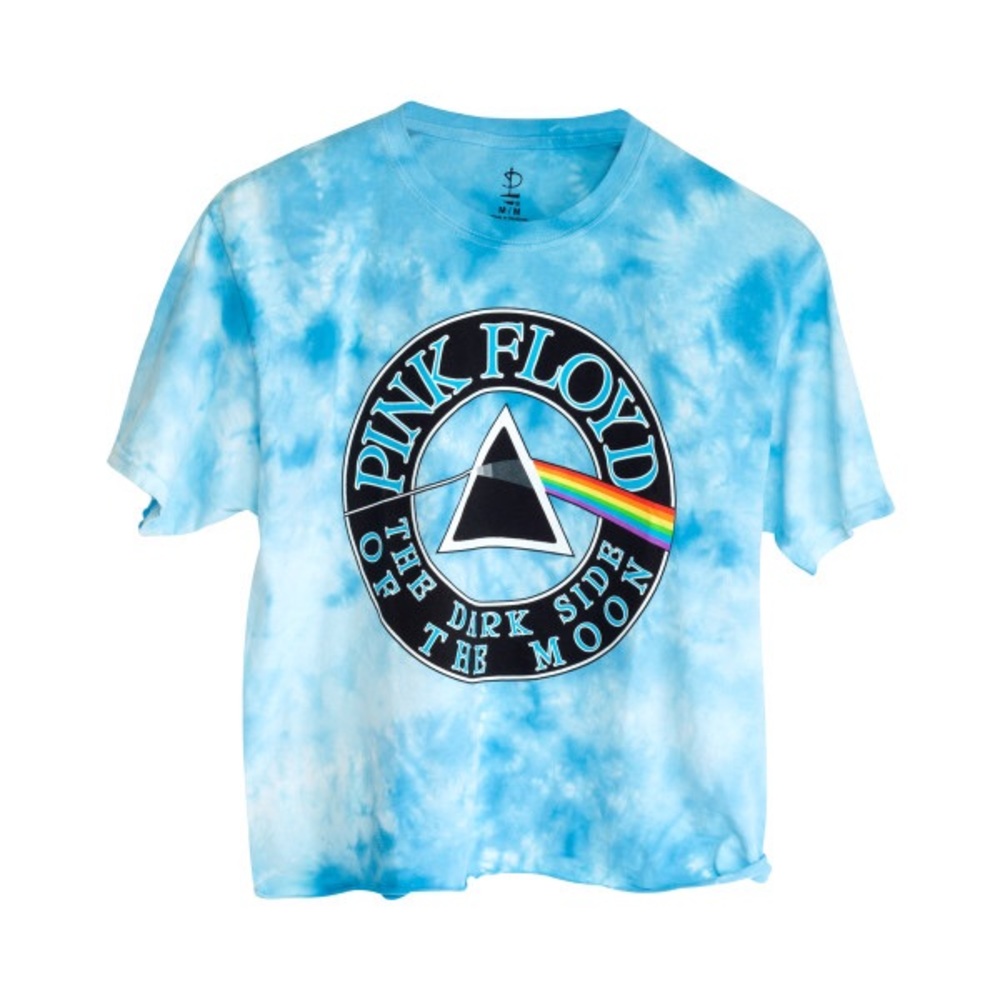 Pink Floyd Dark Side Of The Moon Sky Crop Top, XL
